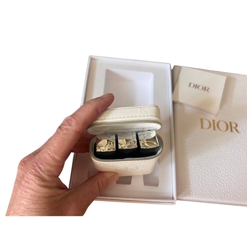 Rouge Dior Exclusive Limited Edition Set Lipsticks Quilted Case Keychain - Picture 4 of 5